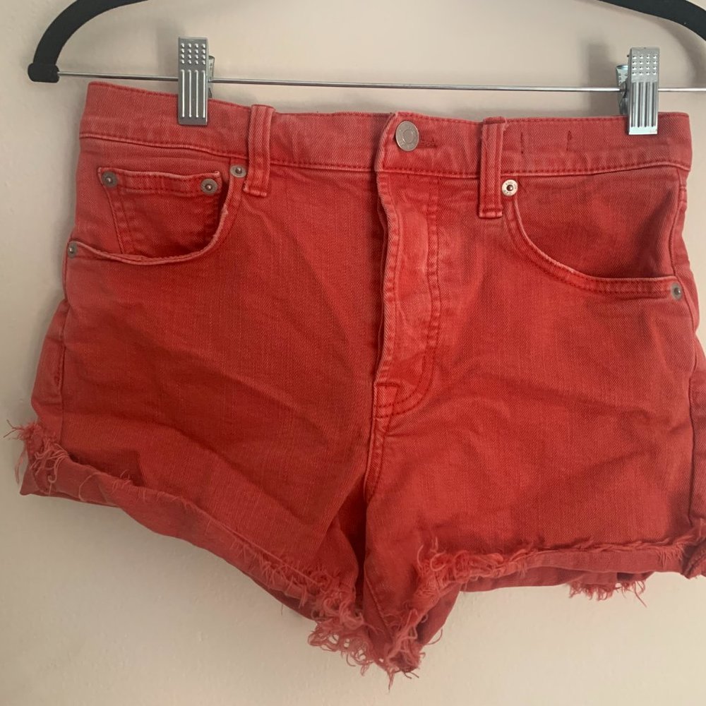 Like new GAP Coral Denim Shorts